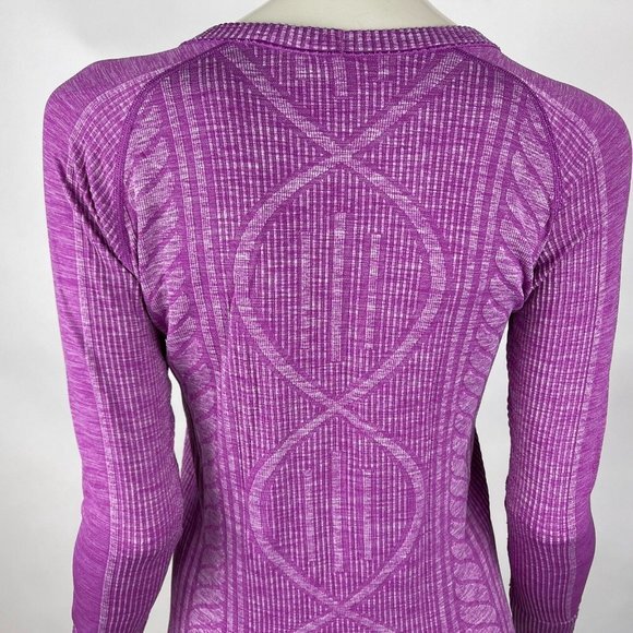 Lululemon Rest Less Pullover Ultra Violet Women 6? Long Sleeve Crew Neck Stretch - Picture 7 of 10